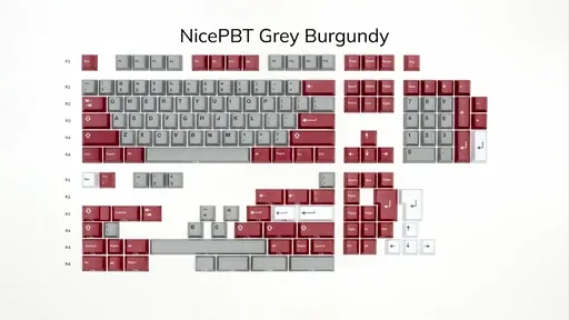 NicePBT Grey Burgundy thumbnail 2