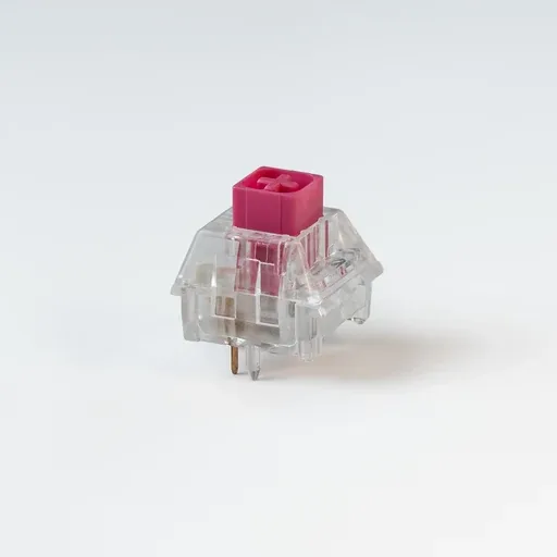 Kailh BOX Crystal Pink Clicky Switch, image 1 of 5