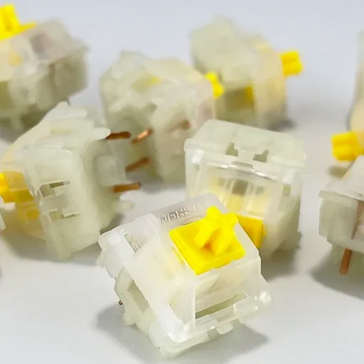 Gateron Cap Milky Yellow V2 Linear Switch thumbnail 2