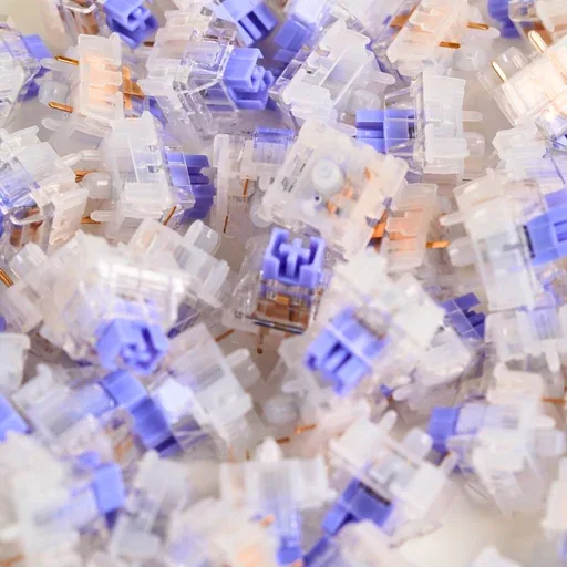 Haimu Purple Fluorite Silent Linear Switch thumbnail 2