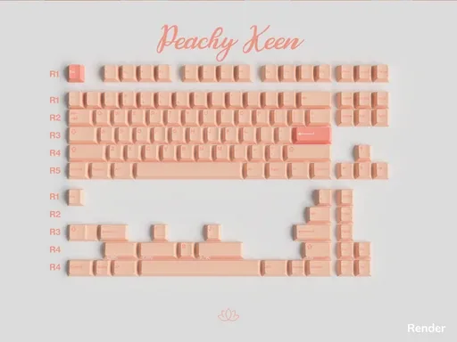 GMK Peaches n Cream Lite thumbnail 5
