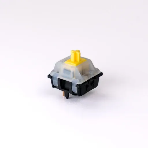 Gateron Milky Yellow Black Bottom Pro Linear Switch, image 1 of 2