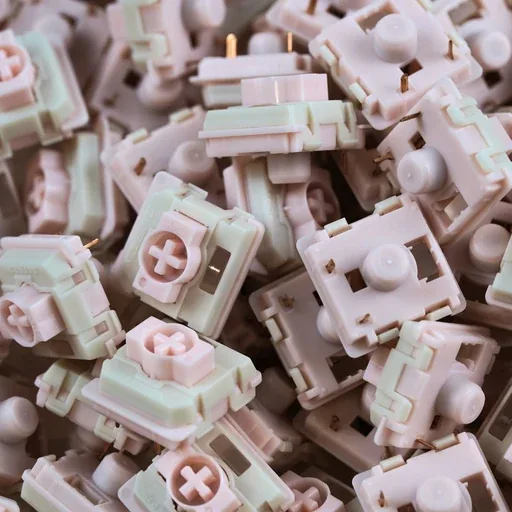 Gateron KS-33 Low Profile Strawberry Chocolate Linear Switch thumbnail 2