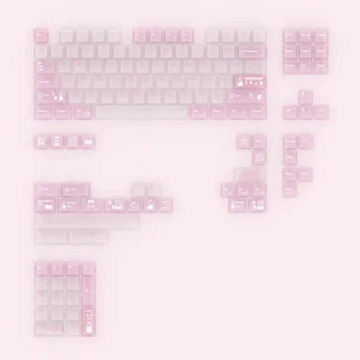 Soulcat Strawberry Milk Keycaps thumbnail 4