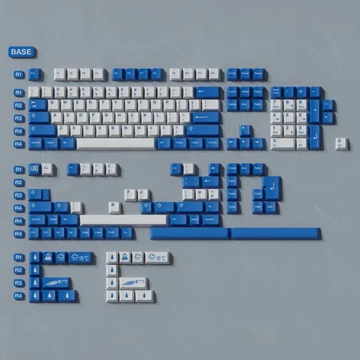 JTK Raindrop Keycaps thumbnail 5