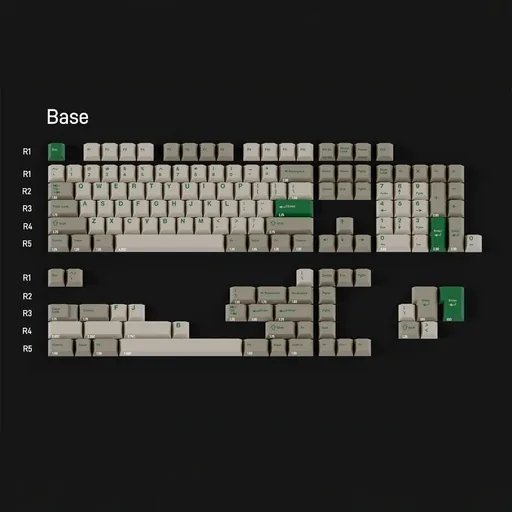 GMK CYL Green Alert Keycaps thumbnail 5