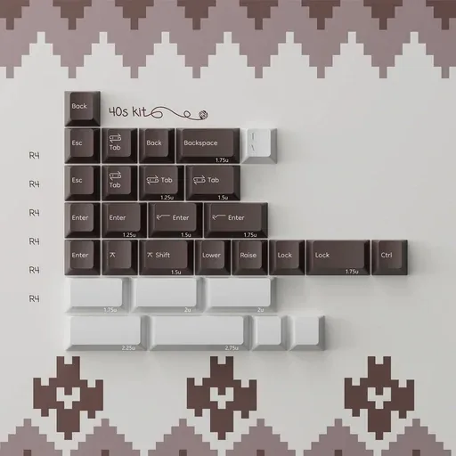 PBTfans Fair Isle Keycaps thumbnail 4