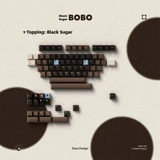 TUT Black Sugar Bobo Keycaps thumbnail 3