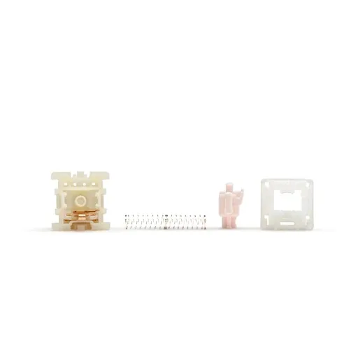 Gateron KS-3X1 Milky Pro Pink Silent Linear Switches thumbnail 5