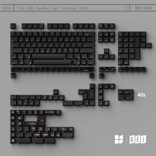 KBS Mac Color Keycaps thumbnail 4