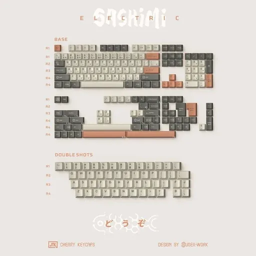 JTK Electric Sashimi Keycap Set thumbnail 4