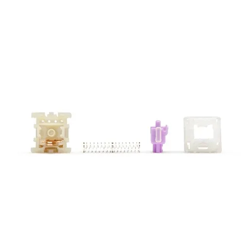 Gateron KS-3X1 Milky Pro Purple Silent Tactile Switches thumbnail 5