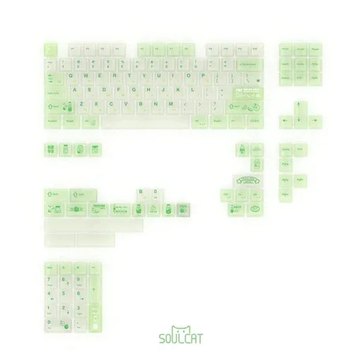 Soulcat Melon Milk Keycaps thumbnail 4