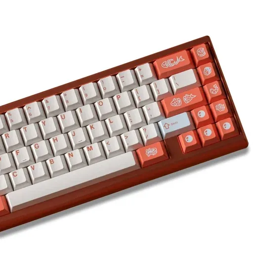 SWG Salmon Keycaps thumbnail 2
