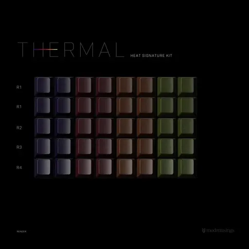 PBTfans Thermal Keycaps thumbnail 3