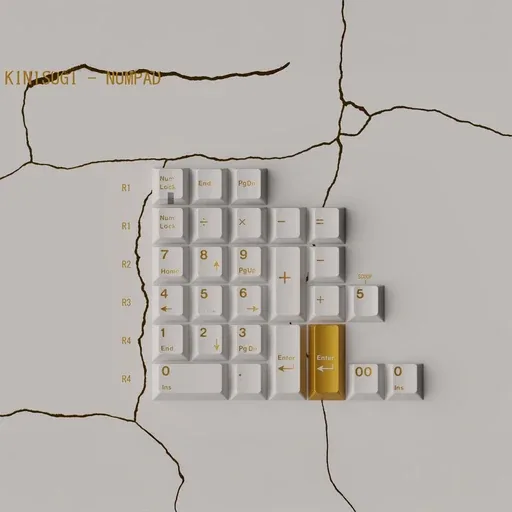 Keykobo Kintsugi Shiro Keycaps thumbnail 5
