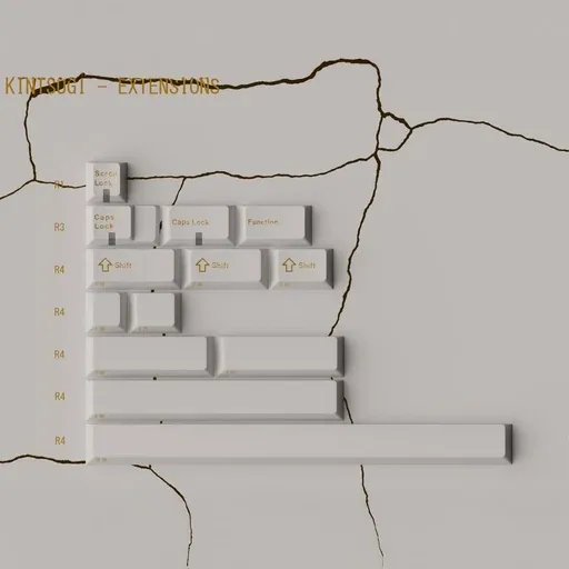 Keykobo Kintsugi Shiro Keycaps thumbnail 4