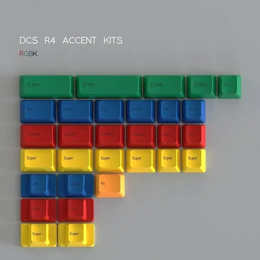 DCS R4 Accent Keycaps thumbnail 5