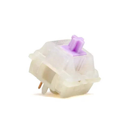 Gateron KS-3X1 Milky Pro Purple Silent Tactile Switches, image 1 of 5