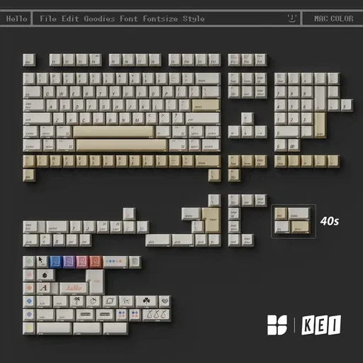 KBS Mac Color Keycaps thumbnail 5