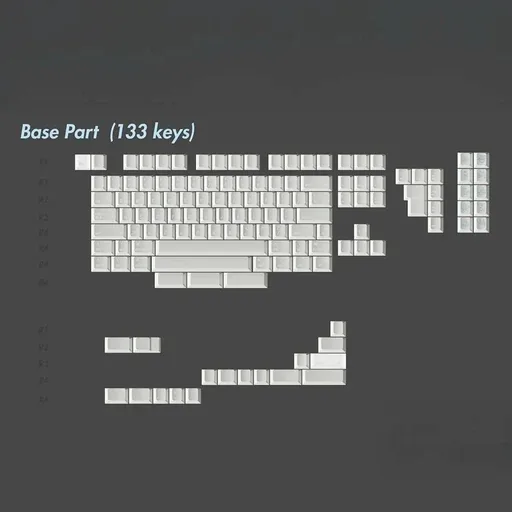 Lelelab Hokkaido White Keycaps thumbnail 5