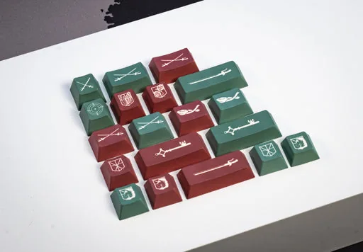 Attack on Titan PBT Keycaps thumbnail 4
