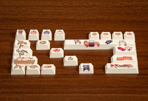Pikarar x Hipyo Tech PBT Keycaps thumbnail 4