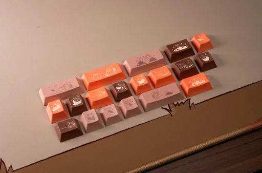 Pumpkin PBT Keycaps thumbnail 4