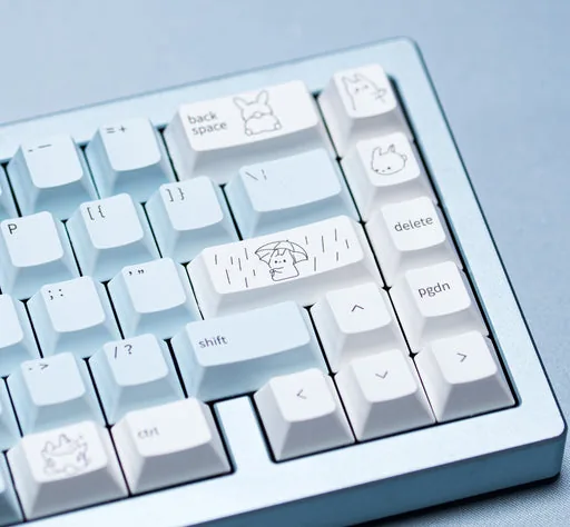 Blue Bunny PBT Keycaps thumbnail 5