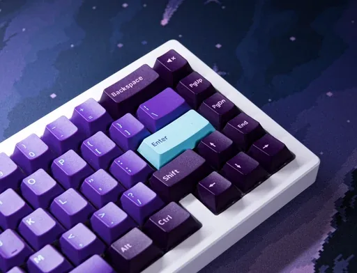 Galaxy PBT Keycaps thumbnail 3