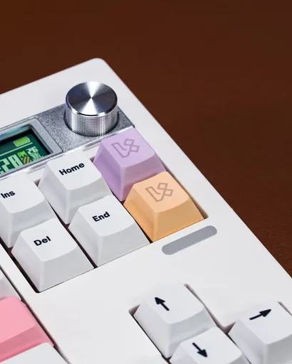 Black on Chalk PBT Keycaps thumbnail 3