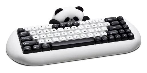 C68 Panda 65% Wireless Keyboard, image 1 of 4