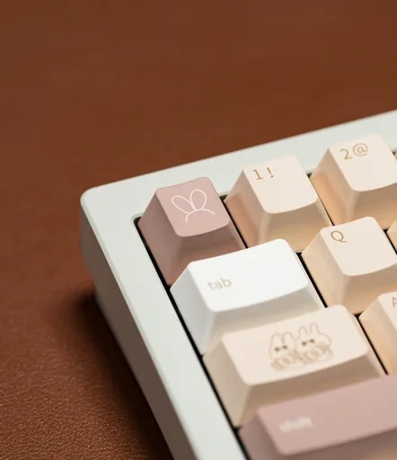 Toffee Bunny PBT Keycaps thumbnail 3