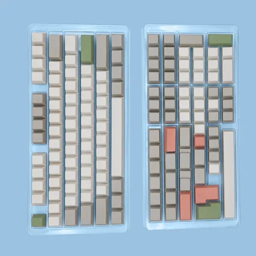 9009 Blank PBT Keycaps thumbnail 3