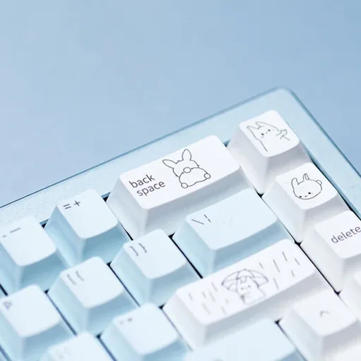 Blue Bunny PBT Keycaps thumbnail 3