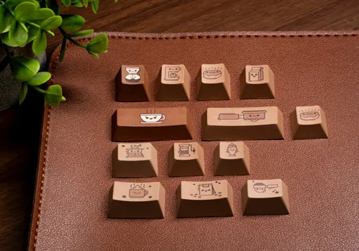 Coffee Shop V2 PBT Keycaps thumbnail 2