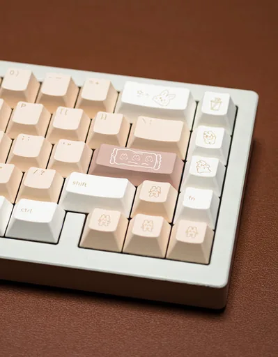 Toffee Bunny PBT Keycaps thumbnail 5