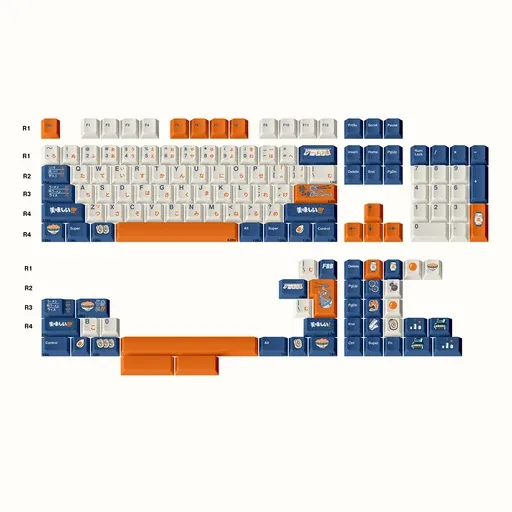 Ichiraku Ramen R2 Cherry profile Keycaps thumbnail 2