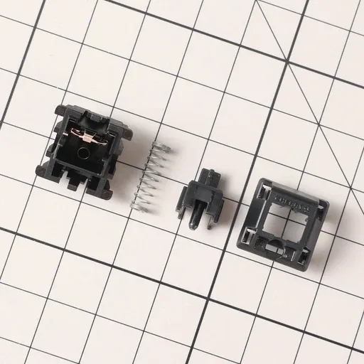 Cherry Black MX Hyperglide linear switches MX1A-11NW thumbnail 5