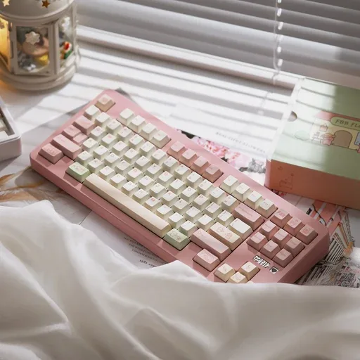 Flower Cherry profile Keycaps, image 1 of 5