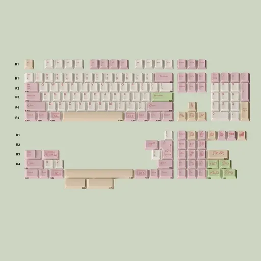 Flower Cherry profile Keycaps thumbnail 2