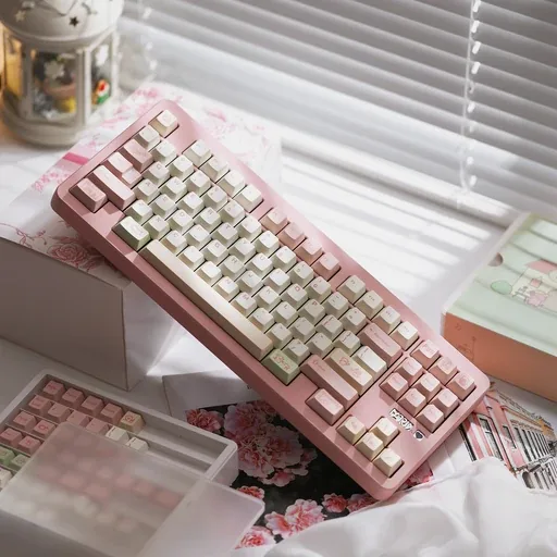 Flower Cherry profile Keycaps thumbnail 4