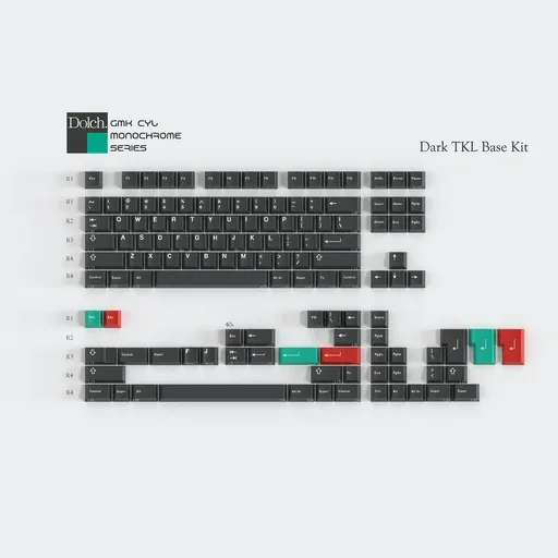 GMK CYL Monochrome Dolch thumbnail 4