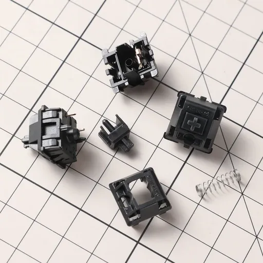 Cherry Black MX Hyperglide linear switches MX1A-11NW thumbnail 3