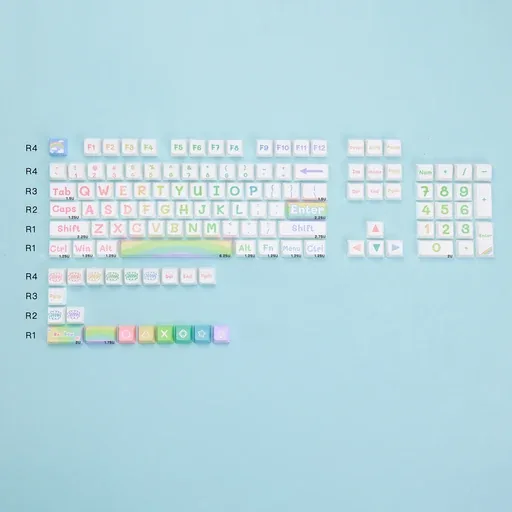 Rainbow MDA Profile keycaps set thumbnail 2