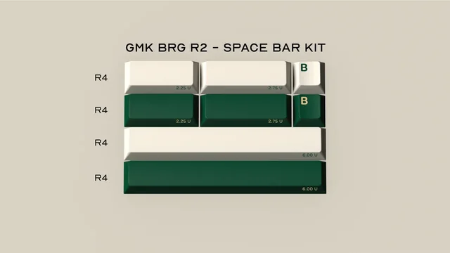 GMK British Racing Green (BRG) thumbnail 5