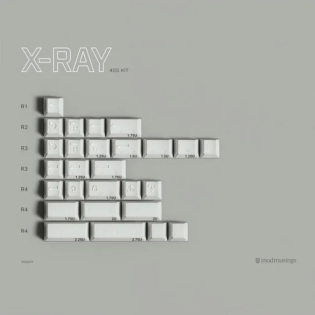 PBTfans X-Ray Keycap Set thumbnail 3