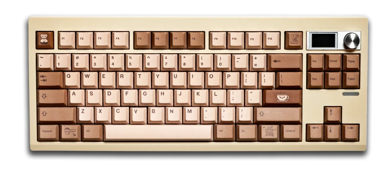 Coffee Shop V2 PBT Keycaps, image 1 of 5