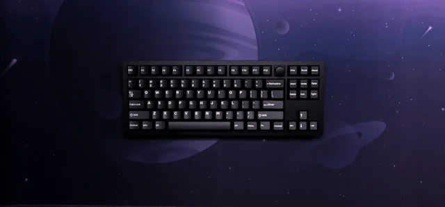 White-on-Black (WoB) PBT Keycaps thumbnail 3