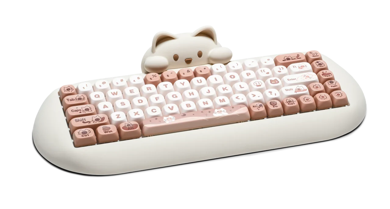 C68 Cat 65% Wireless Mechanical Keyboard, image 1 of 5